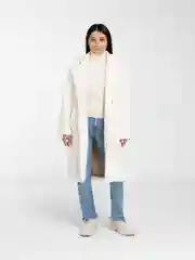 Белый шуба женская тедди, из искусственного меха