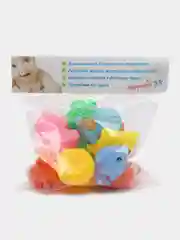 Набор из 10 игрушек зверюшек, для ванной, тактильные игрушки