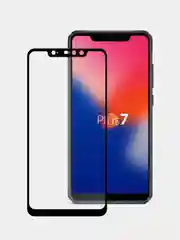 Черный защитное стекло 9D для Xiaomi Redmi Note 6