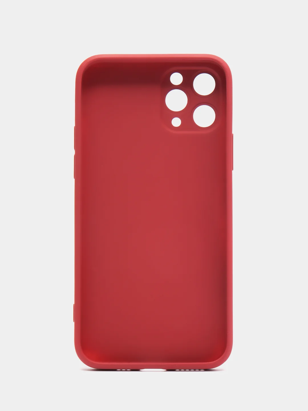 Белый чехол для iPhone 11 Pro (Айфон 11 Про), силиконовый, со стеклянной панелью