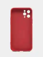 Белый чехол для iPhone 11 Pro (Айфон 11 Про), силиконовый, со стеклянной панелью