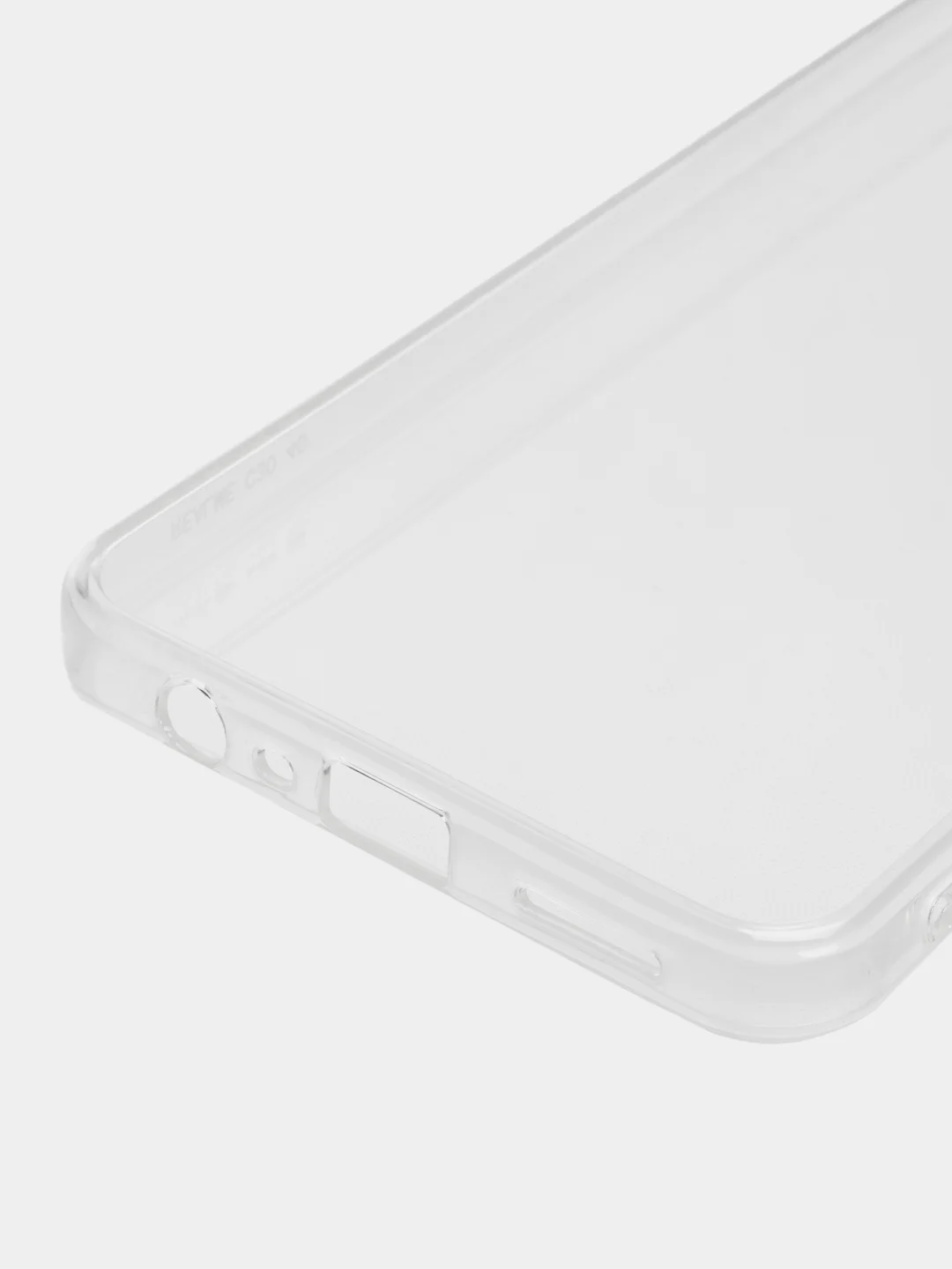 Плотный чехол для Realme C30 / C30S, с защитой камеры, силикон, прозрачный