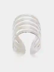 Серый серьга-кафф