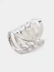 Серый серьга-кафф