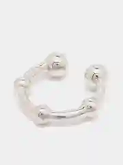 Серебряный серьга-кафф