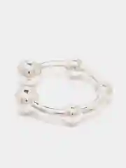 Серебряный серьга-кафф
