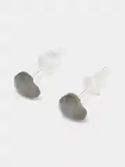 Аметистовый серебряные серьги, гвоздики женские, набор сережек, 6 штук