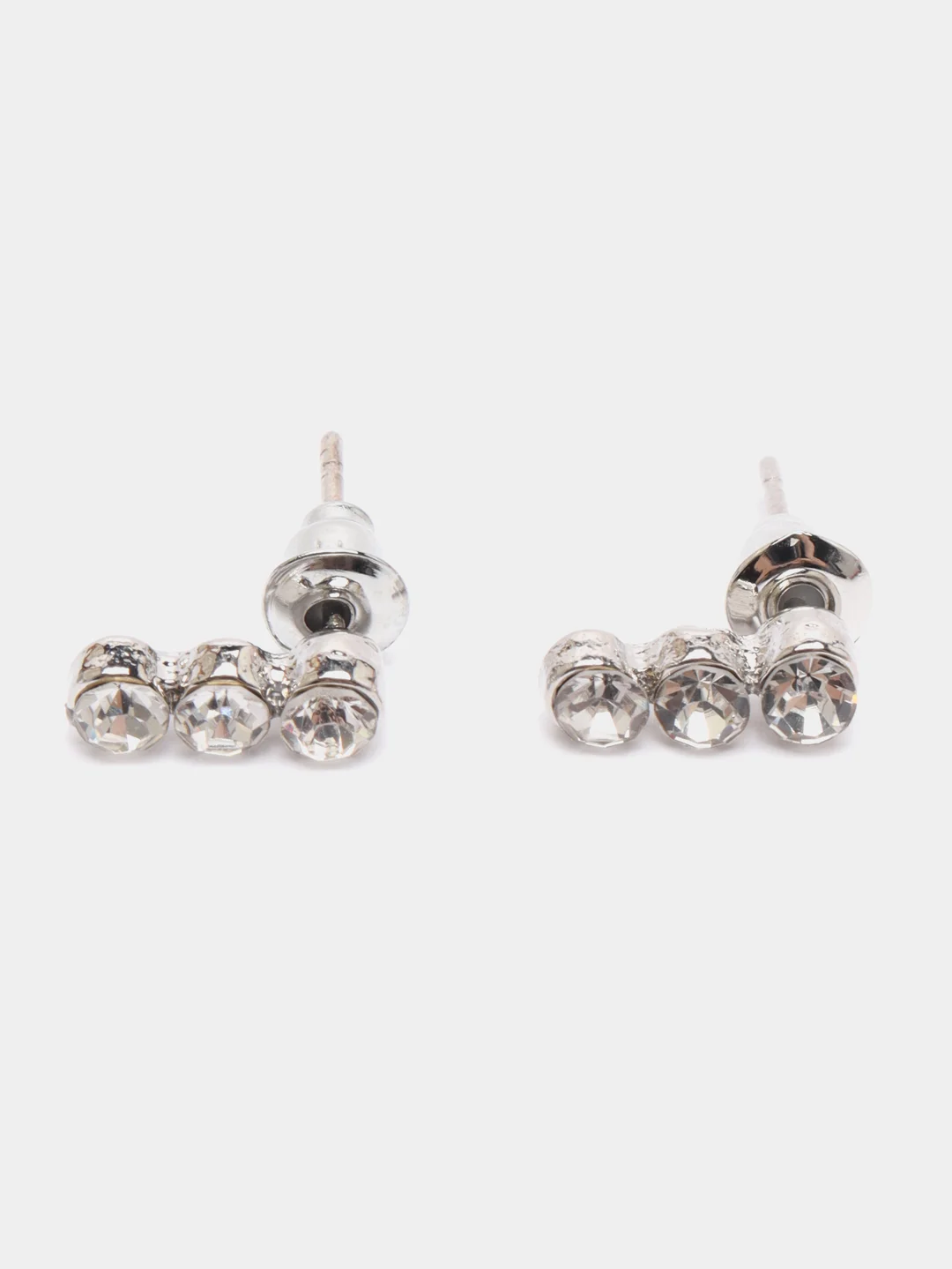 Серьги Дорожка из камней