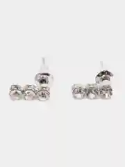Серьги Дорожка из камней
