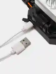 Бордовый фонарь аккамуляторный