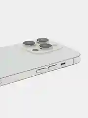 Серебряный муляж - игрушка смартфон iPhone 14 Pro