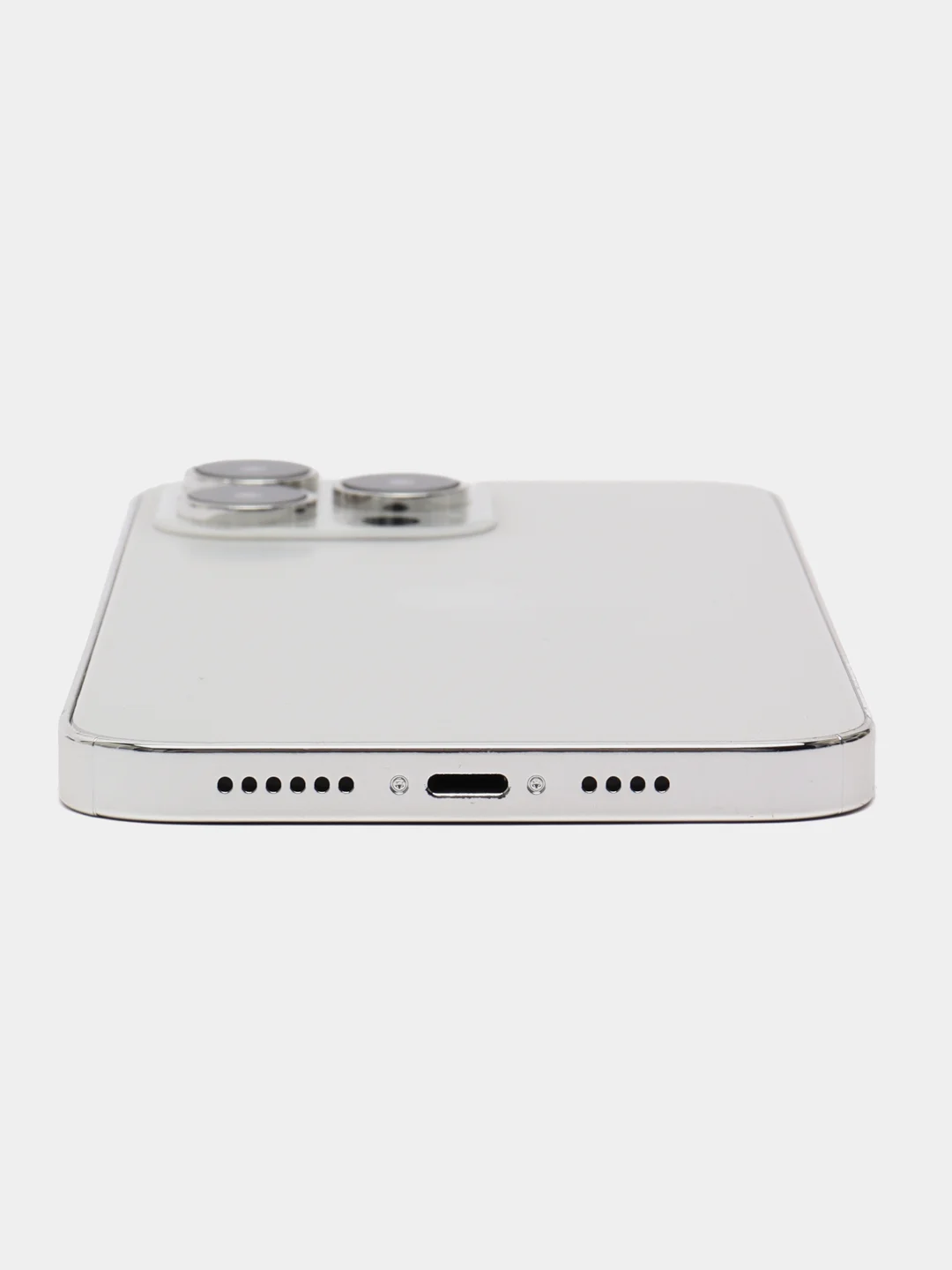 Серебряный муляж - игрушка смартфон iPhone 14 Pro Max