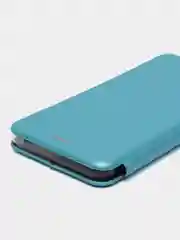 Голубой чехол-книжка на Realme C30, C35, C25 / C25S, C21Y / C25Y
