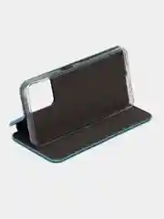 Голубой чехол-книжка на Realme C30, C35, C25 / C25S, C21Y / C25Y