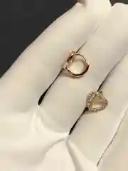 Белый серьги для девочки
