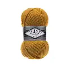 Горчичный пряжа Alize Superlana Maxi