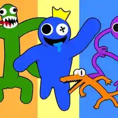 Бордовый радужные друзья ,  rainbow friends