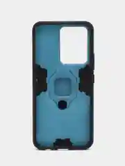 Красный чехол противоударный с кольцом на Vivo T1 (Виво Т1)