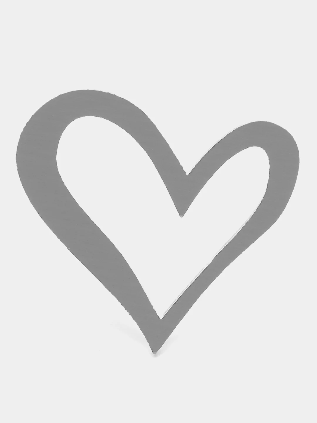 Серебряный элементы #Э21 - сердечки из зеркального акрила для декора (набор 10шт)