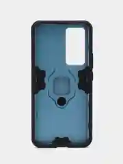 Синий меланж чехол противоударный с кольцом на Xiaomi 12T и Xiaomi 12T Pro (Сяоми 12Т и Сяоми 12Т Про)