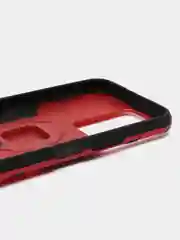 Красный чехол противоударный с кольцом на Vivo Y16 (Виво У16)