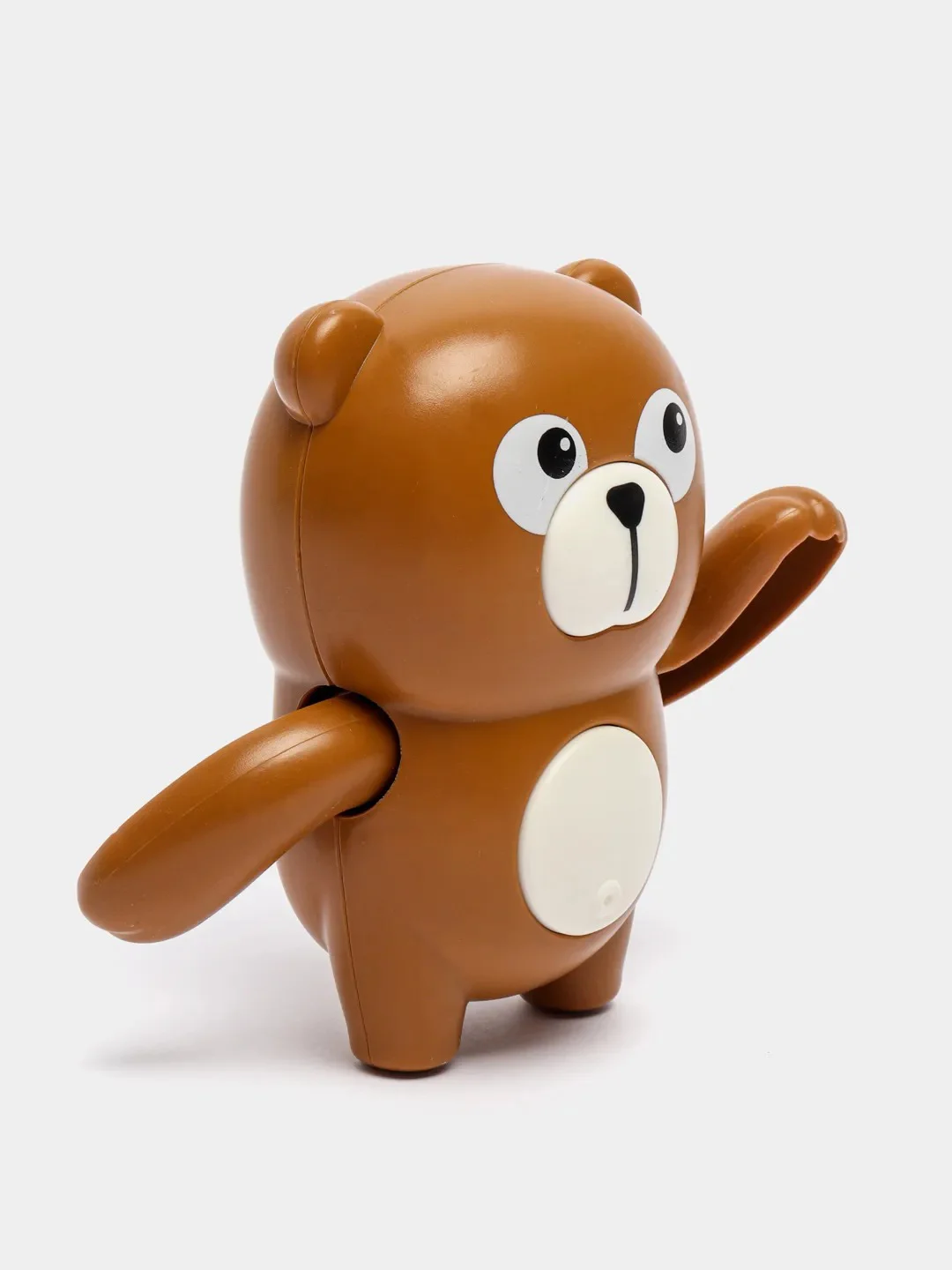 Коричневый игрушка для ванны Мишка №368-1B, заводная, 10,5*8,3*5