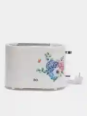 Белый тостер BQ T1003, электрический тостер для хлеба с поддоном 1000 Вт, 2 ОТСЕКА
