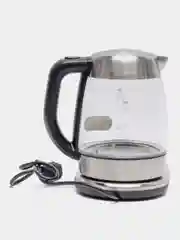 Черный электрочайник с подсветкой BQ KT2047G, 2200 Вт