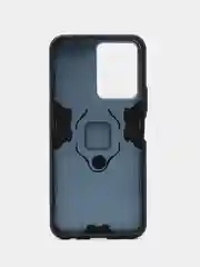 Синий меланж чехол противоударный с кольцом на Vivo Y16 (Виво У16)