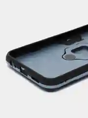 Синий меланж чехол противоударный с кольцом на Vivo Y16 (Виво У16)
