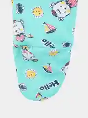 Бирюзовый ползунки для новорожденных