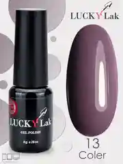 Гель лак для ногтей Luckylak Coler 13, 8 г сиреневый лак для маникюра и педикюра