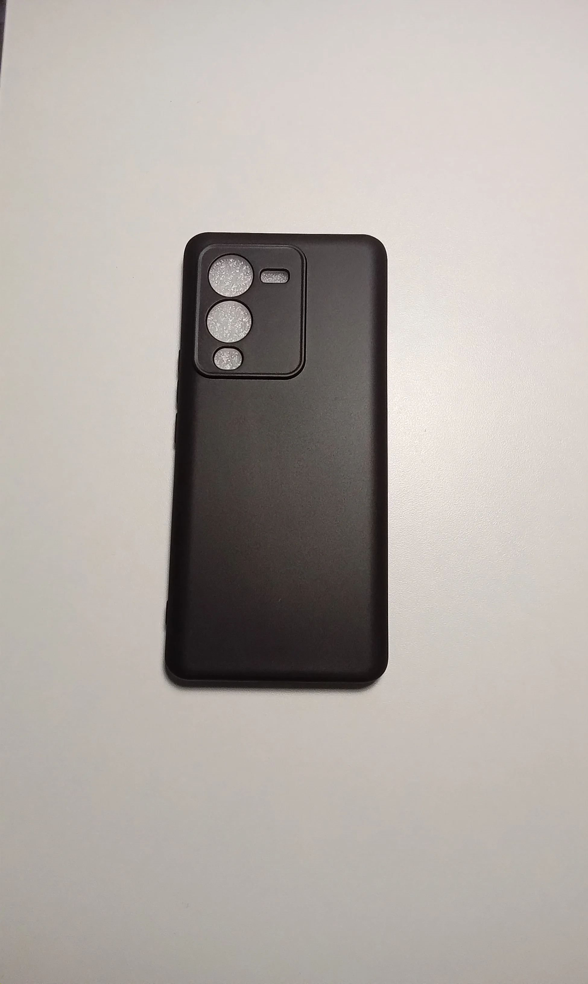Черный чехол с защитой камеры VIVO V25 PRO / S15 PRO