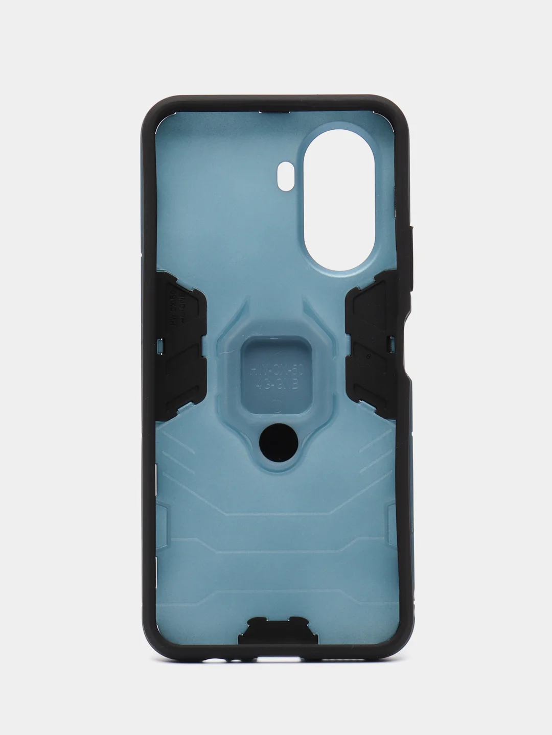 Синий меланж чехол противоударный с кольцом на Huawei Nova Y70 (Хуавей Нова У70)