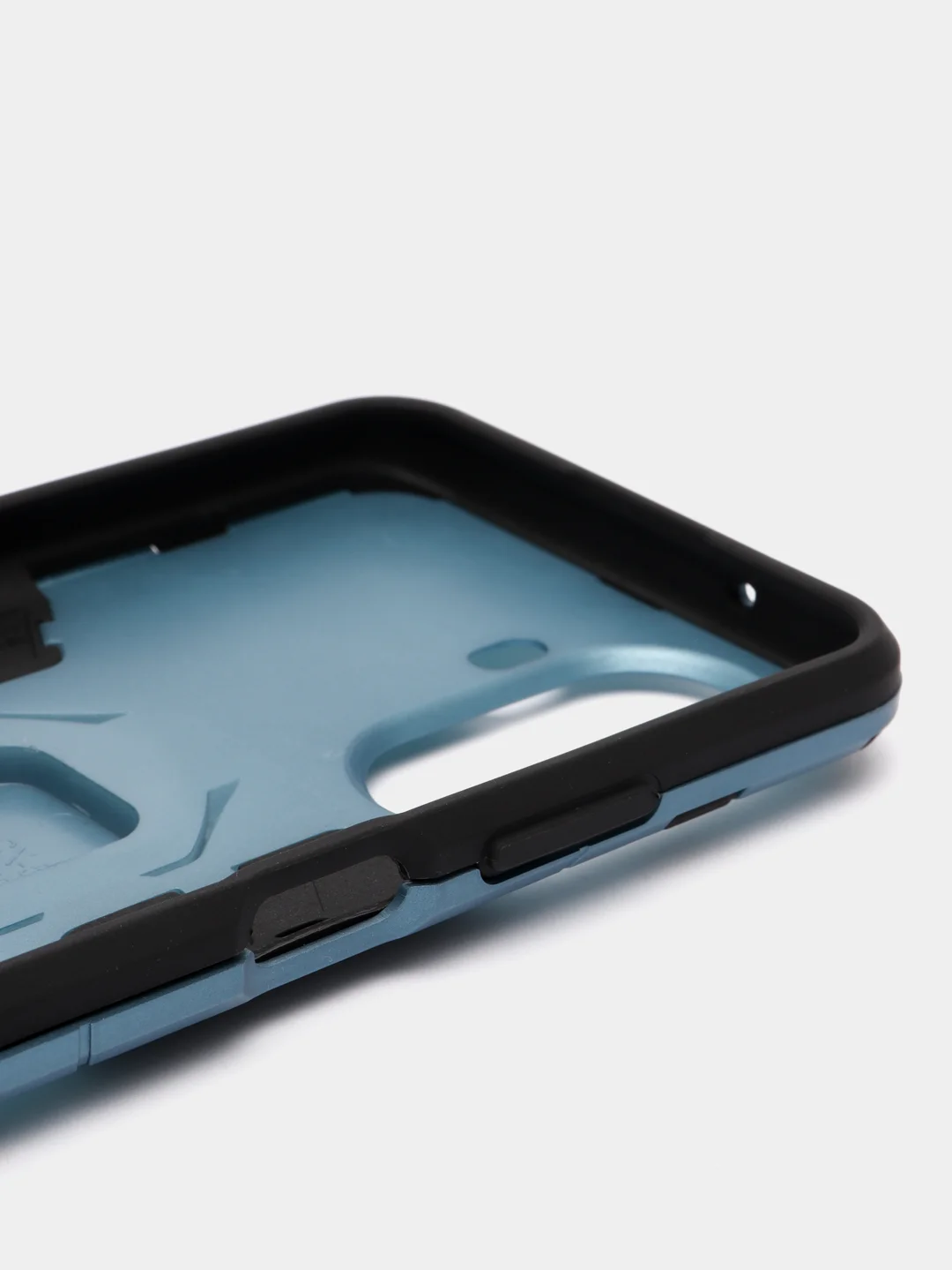 Синий меланж чехол противоударный с кольцом на Huawei Nova Y70 (Хуавей Нова У70)