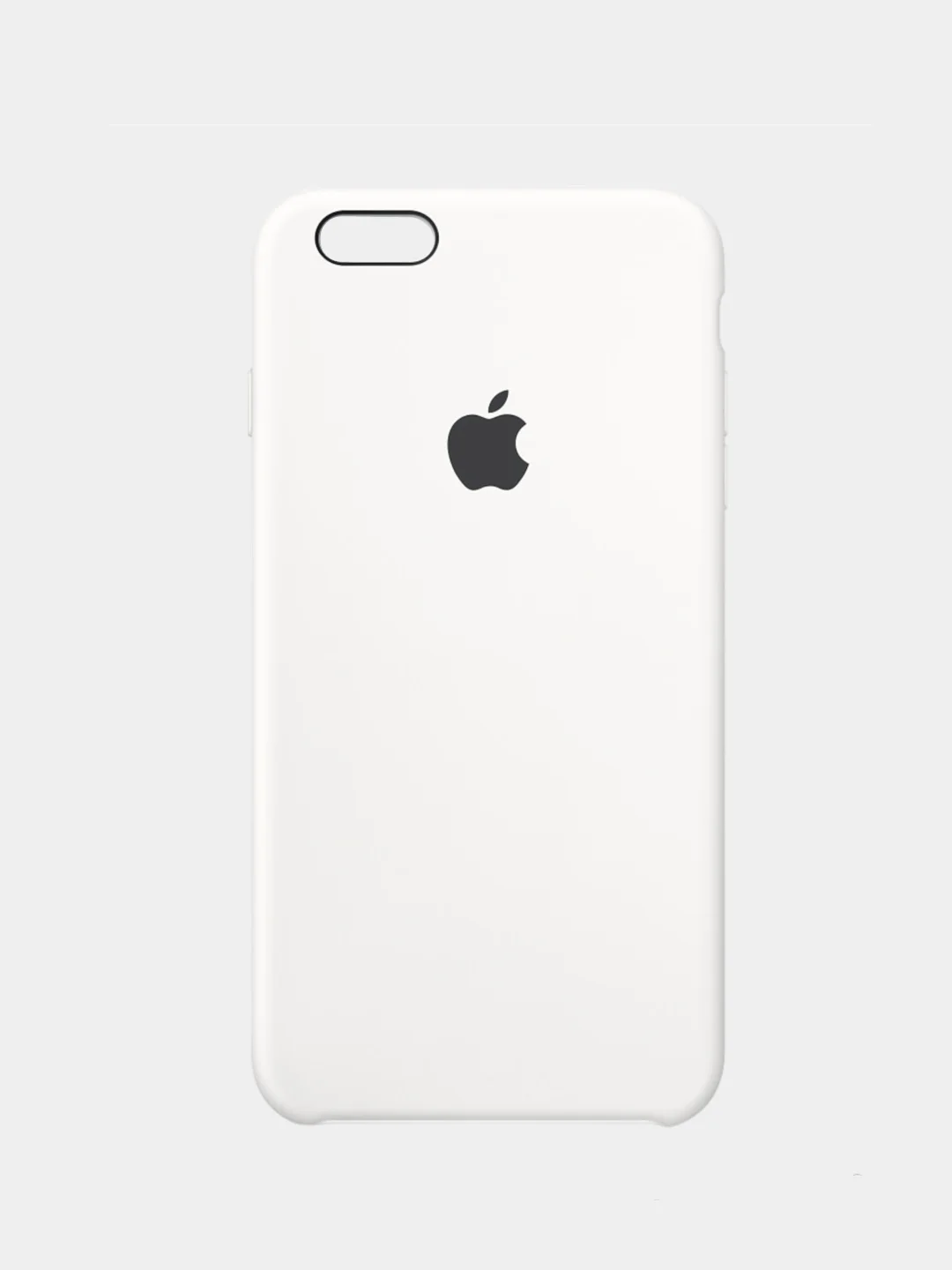 Белый чехол силиконовый iPhone 6/6S, 7/8/SE 2020, Plus, X/XS, XR, 11, 12, Pro, Max