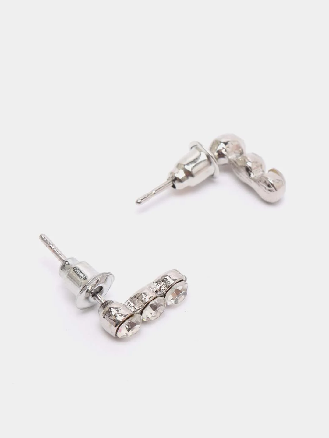 Серьги Дорожка из камней