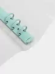 Мятный обложка для тетради, альбома на кольцах А6, А5 прозрачная
