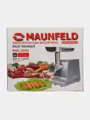 Мясорубка MAUNFELD MMG.3000S, 3000Вт, 3,9кг/мин, насадки для сосисок и кеббе