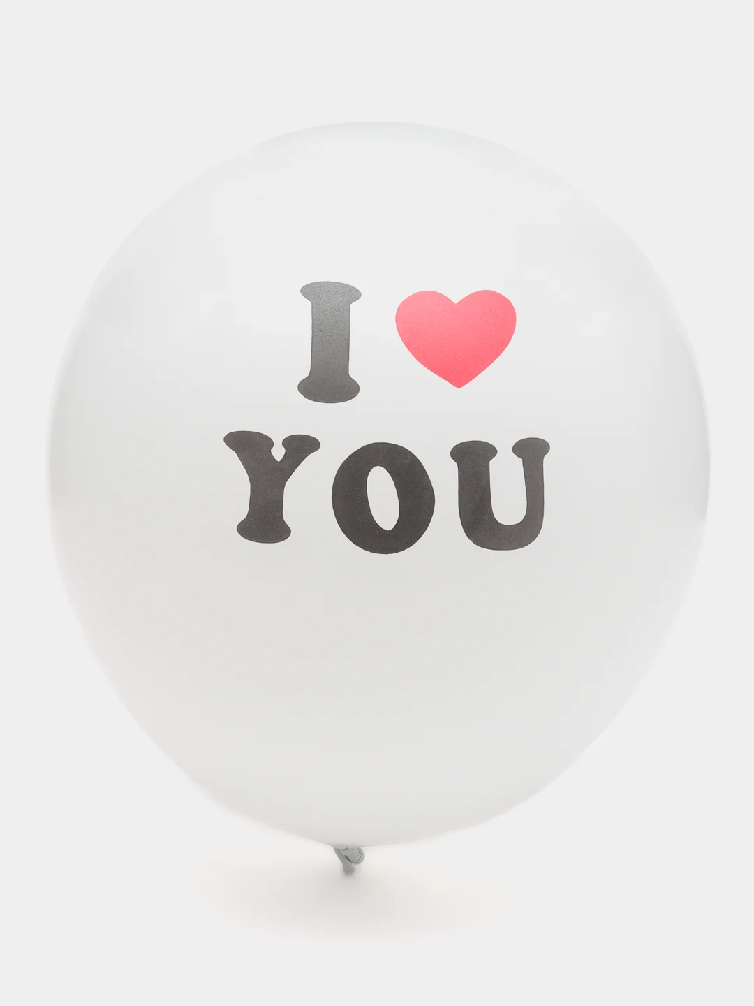 Слоновая кость воздушные шары "Сердечко, I love you", 5 штук, 30 см