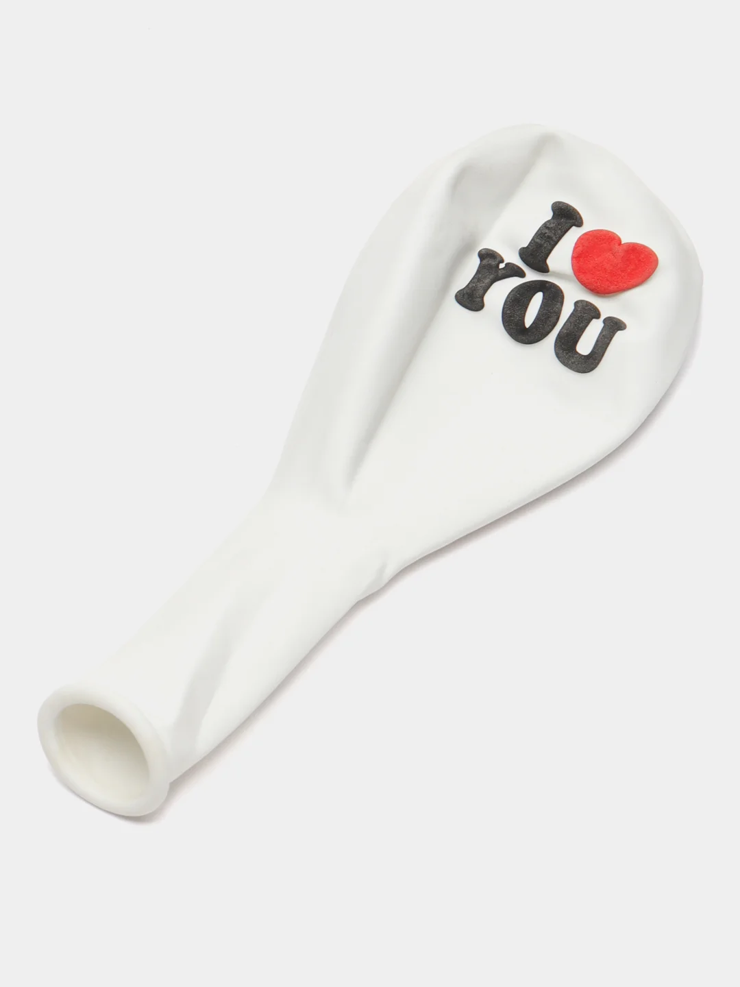 Слоновая кость воздушные шары "Сердечко, I love you", 5 штук, 30 см