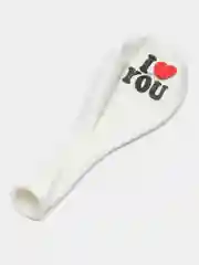 Слоновая кость воздушные шары "Сердечко, I love you", 5 штук, 30 см