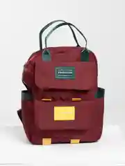 Красный рюкзак женский текстильный