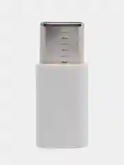 Белый адаптер-переходник с micro-USB (мама) на Type-C (папа)