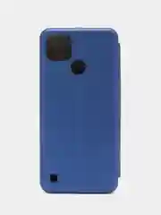 Синий чехол-книжка на Realme C30, C35, C25 / C25S, C21Y / C25Y