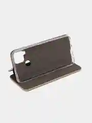 Золотой чехол-книжка на Realme C30, C35, C25 / C25S, C21Y / C25Y