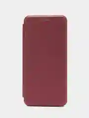 Бордовый чехол-книжка на Realme C30, C35, C25 / C25S, C21Y / C25Y