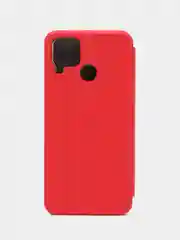 Красный чехол-книжка на Realme C30, C35, C25 / C25S, C21Y / C25Y