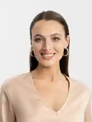 Серьги полукольца.
