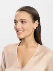 Серьги с камнем